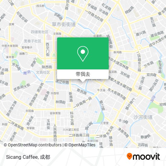 Sicang Caffee地图