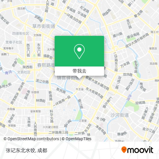 张记东北水饺地图