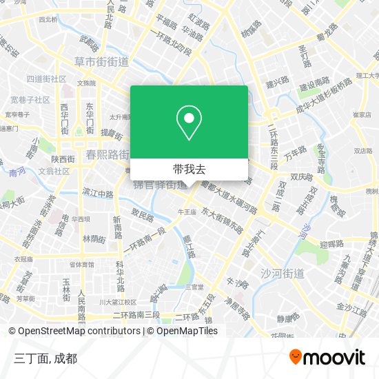 三丁面地图