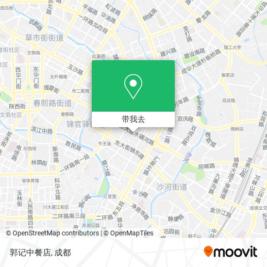 郭记中餐店地图
