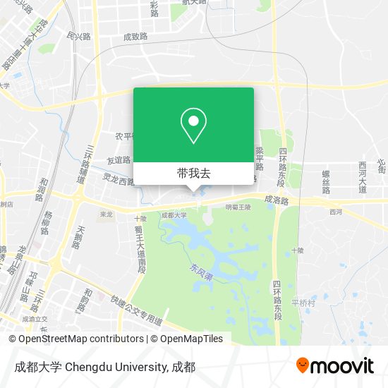 成都大学 Chengdu University地图