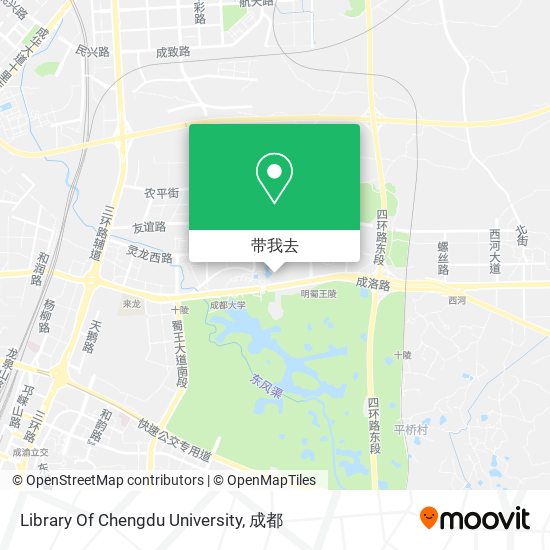 Library Of Chengdu University地图