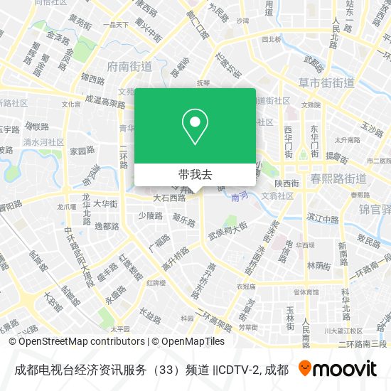 成都电视台经济资讯服务（33）频道 ||CDTV-2地图