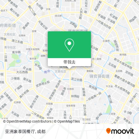 亚洲象泰国餐厅地图
