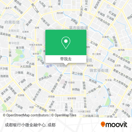 成都银行小微金融中心地图