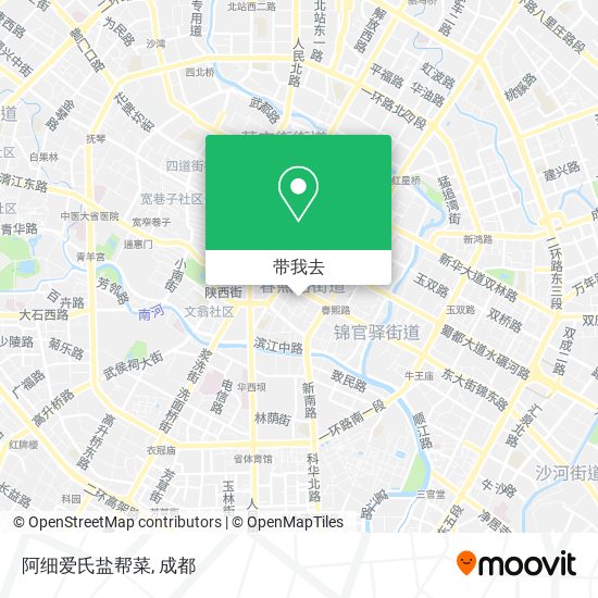 阿细爱氏盐帮菜地图