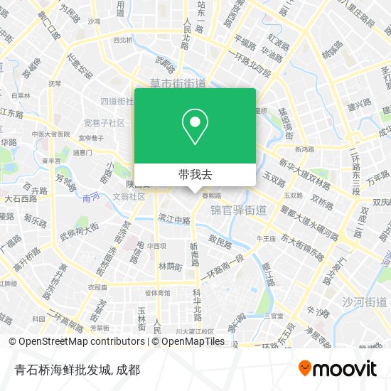 青石桥海鲜批发城地图