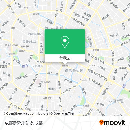 成都伊势丹百货地图