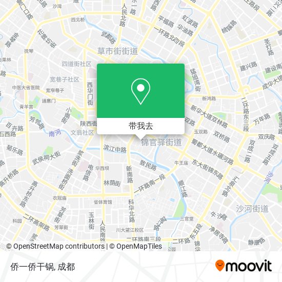 侨一侨干锅地图