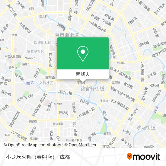小龙坎火锅（春熙店）地图