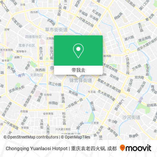 Chongqing Yuanlaosi Hotpot | 重庆袁老四火锅地图