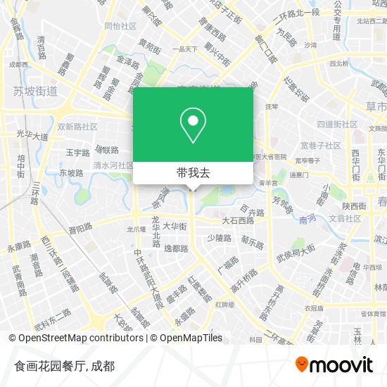 食画花园餐厅地图