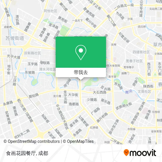 食画花园餐厅地图