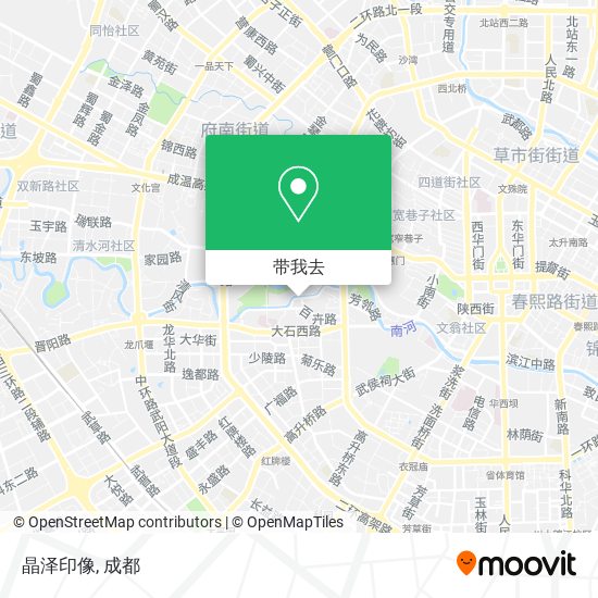 晶泽印像地图