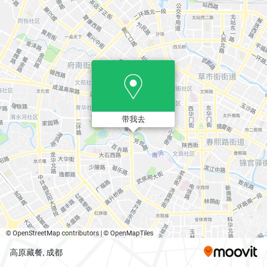 高原藏餐地图