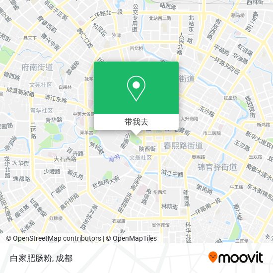 白家肥肠粉地图