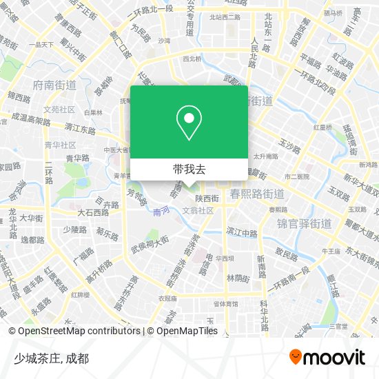 少城茶庄地图