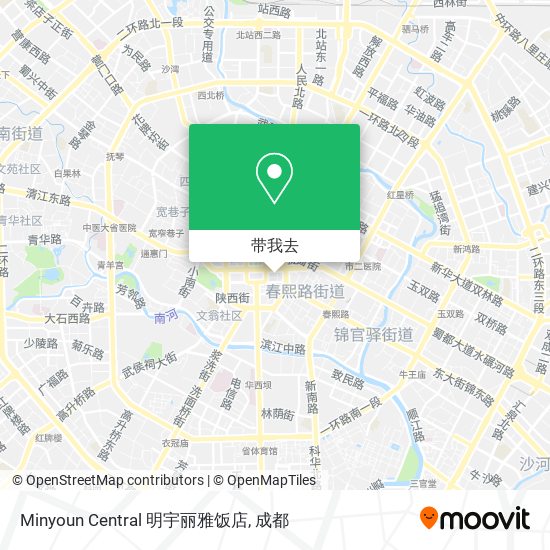 Minyoun Central 明宇丽雅饭店地图