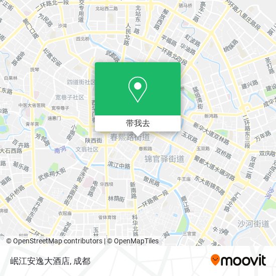 岷江安逸大酒店地图