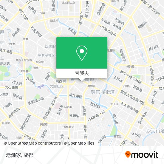 老鍾家地图