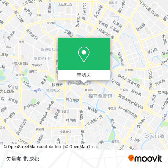 矢量咖啡地图