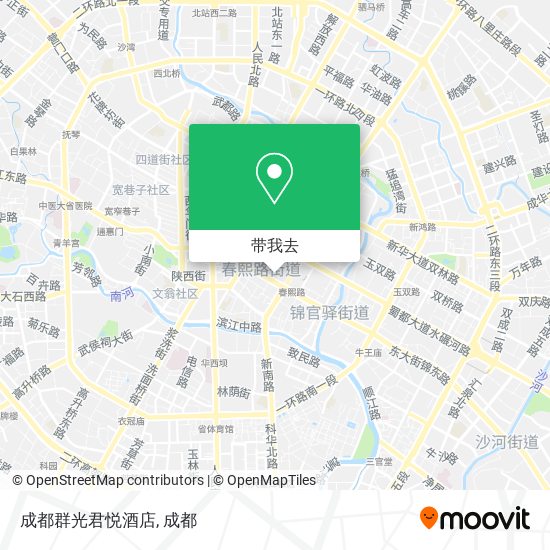 成都群光君悦酒店地图