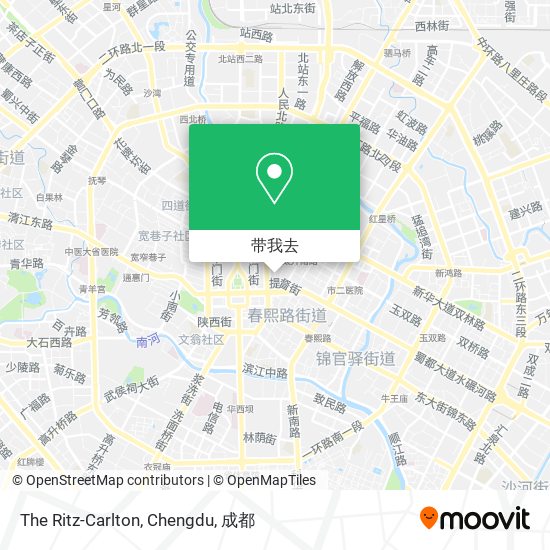 The Ritz-Carlton, Chengdu地图