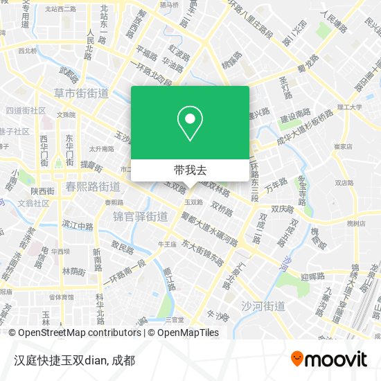 汉庭快捷玉双dian地图