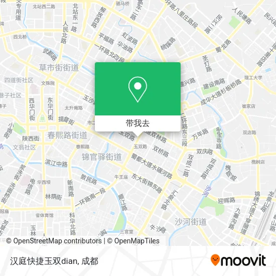 汉庭快捷玉双dian地图