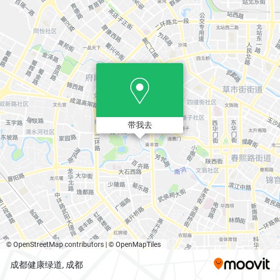 成都健康绿道地图
