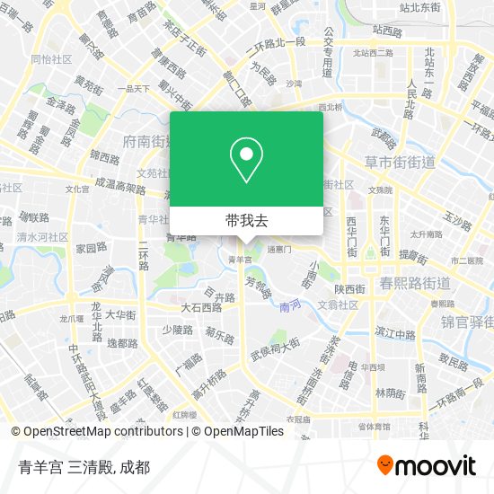 青羊宫 三清殿地图