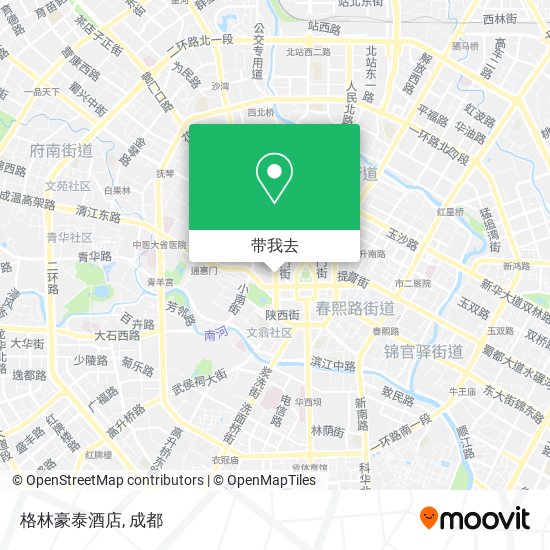 格林豪泰酒店地图