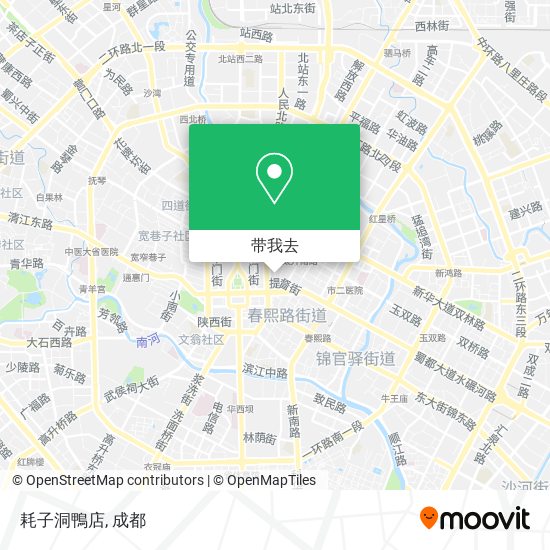 耗子洞鴨店地图