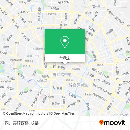 四川宾馆西楼地图