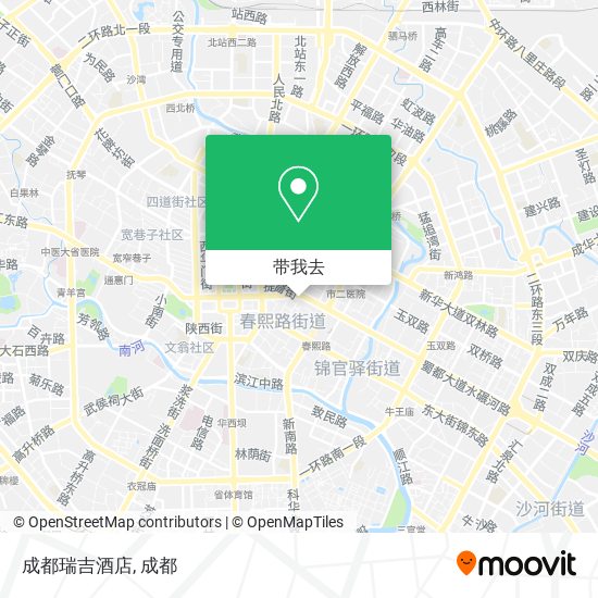 成都瑞吉酒店地图