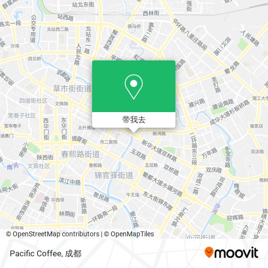 Pacific Coffee地图