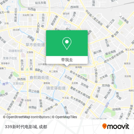 339新时代电影城地图