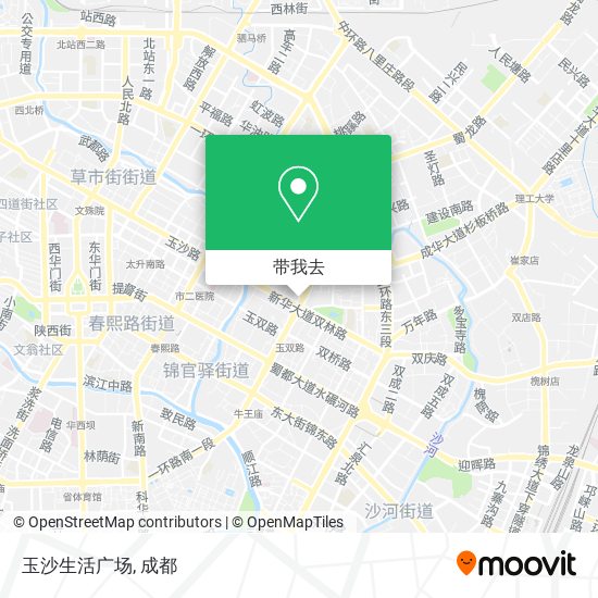 玉沙生活广场地图