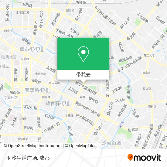 玉沙生活广场地图