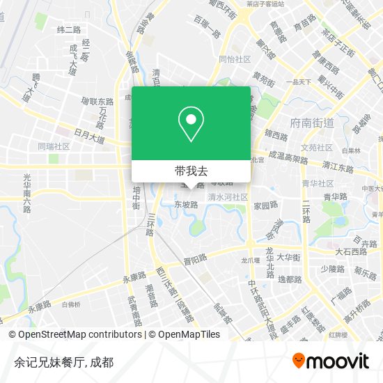 余记兄妹餐厅地图