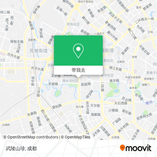 武陵山珍地图