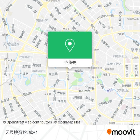 天辰樓賓館地图