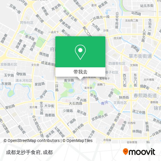 成都龙抄手食府地图