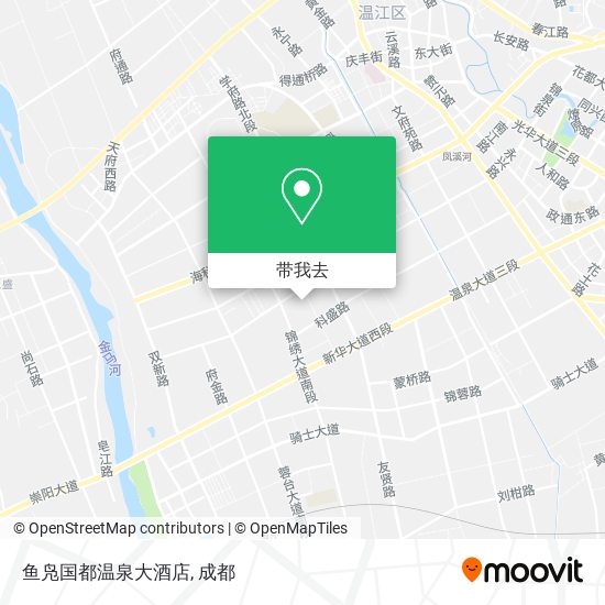 鱼凫国都温泉大酒店地图