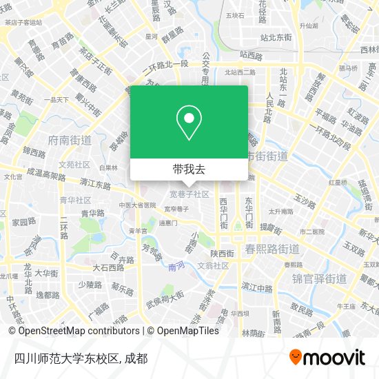 四川师范大学东校区地图