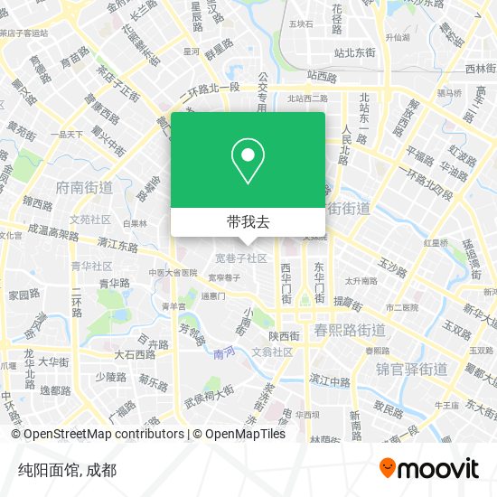 纯阳面馆地图