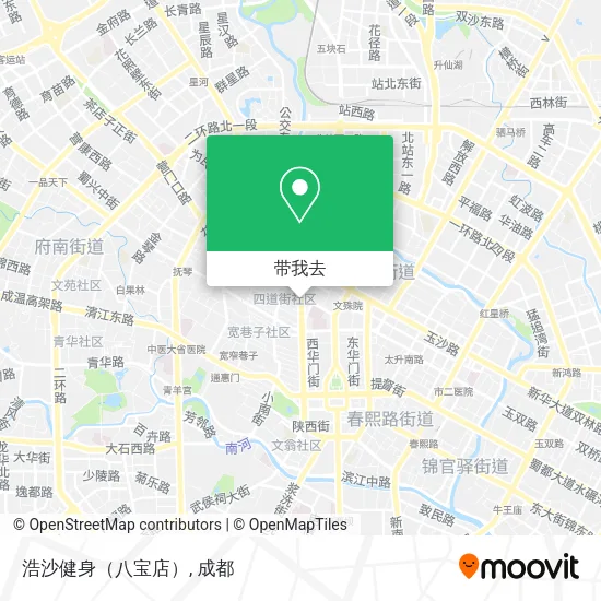 浩沙健身（八宝店）地图