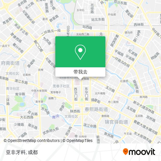 亚非牙科地图
