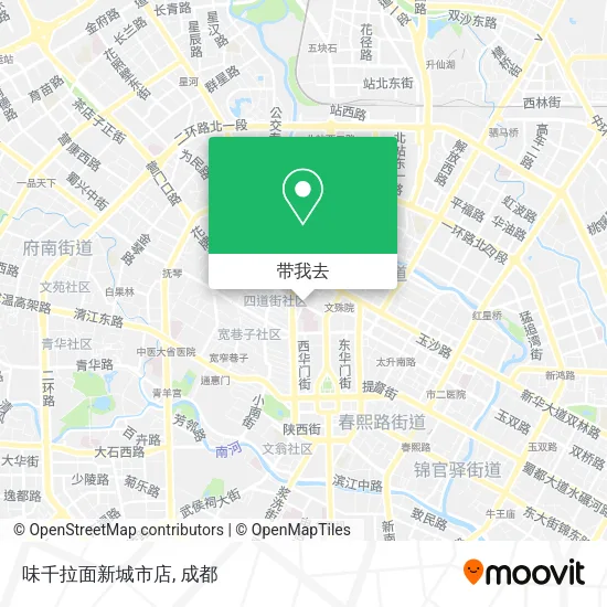 味千拉面新城市店地图