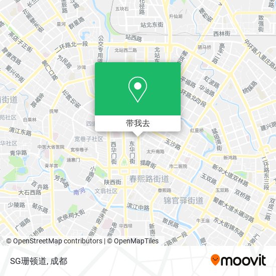 SG珊顿道地图